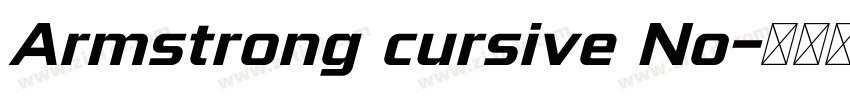 Armstrong cursive No字体转换